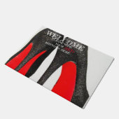 赤い底ドアマット ドアマット (アングル)