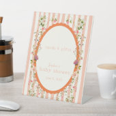 赤い庭のお洒落ベビーカードとギフト 台座サイン (インサイチュ)