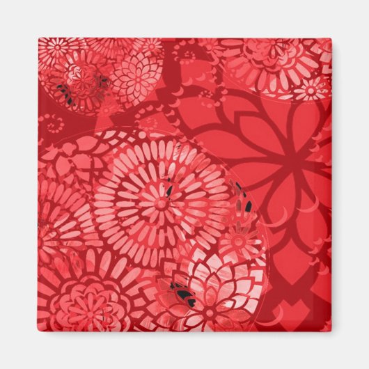 赤い庭 マグネット (正面)