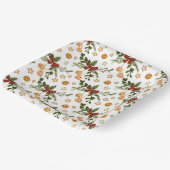 赤い弓と鈴 ペーパープレート (傾斜あり)