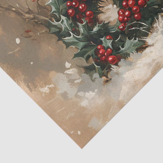 赤い弓の切り離し付きクリスマススキッペルケ犬 薄葉紙 (詳細)