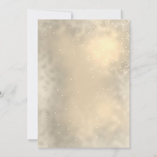 赤い弓、松の木、星のクリスマス企業のパーティー 招待状 (裏面)