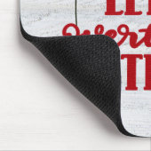 赤い引用文とデイジー マウスパッド (コーナー)