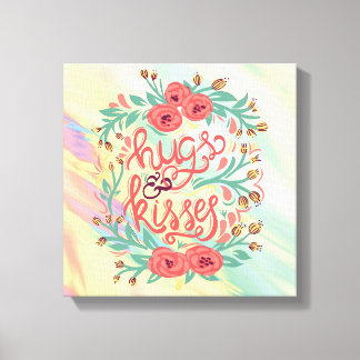 赤い引用文 キャンバスプリント