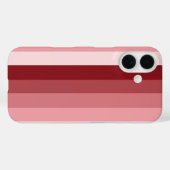 赤い影のストライプ Case-Mate iPhoneケース (裏面 (横))