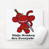 赤い忍者の爪 マウスパッド (マウス)