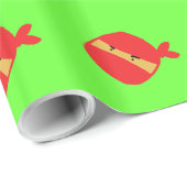 赤い忍者 ラッピングペーパー (ロールコーナー)