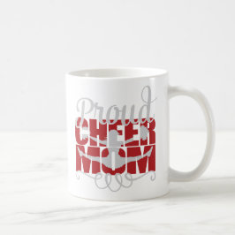 赤い応援ママ コーヒーマグカップ