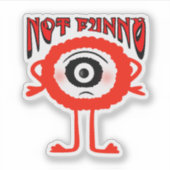 赤い怪物 シール (正面)