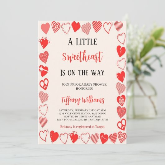 赤い恋人のバレンタインデー 招待状 (スタンド正面)