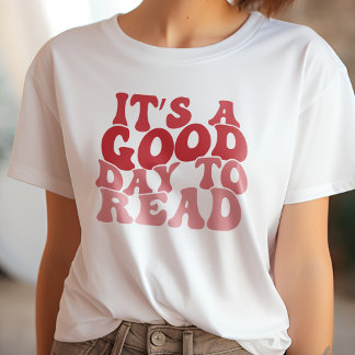 赤い恋人を予約するには良読い日だ Tシャツ