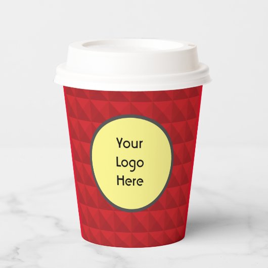 赤い恋人 紙コップ (正面)