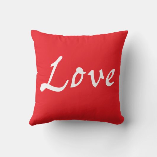 赤い恋 クッション (裏面)