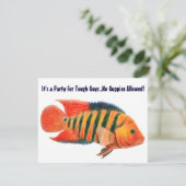 赤い恐怖のシクリッドの招待状 招待状 (スタンド正面)