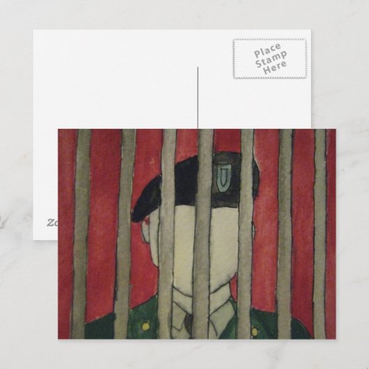 赤い恐怖 ポストカード (正面/裏面)