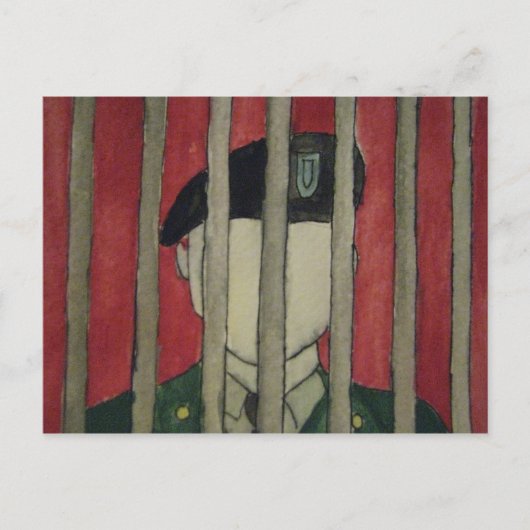 赤い恐怖 ポストカード (正面)