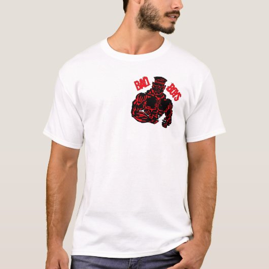 赤い悪い男の子 Tシャツ (正面)