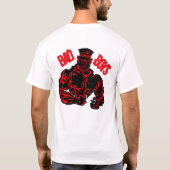 赤い悪い男の子 Tシャツ (裏面)