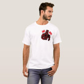 赤い悪い男の子 Tシャツ (正面フル)