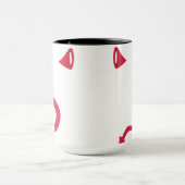 赤い悪魔の角の尾 マグカップ (中央)