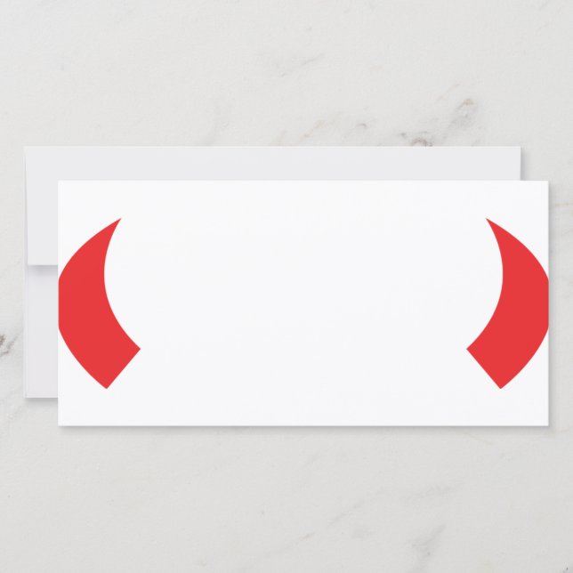 赤い悪魔の角 (正面)