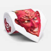 赤い悪魔のSatanの鬼の地獄の角 ネクタイ (ロール)