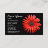 赤い悪魔 – 黒 名刺 (裏面)