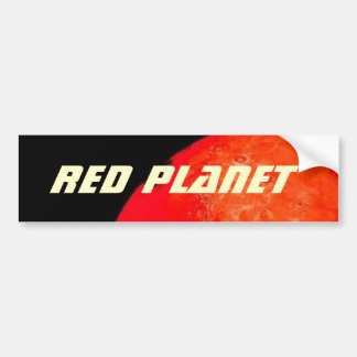 赤い惑星の上昇 バンパーステッカー