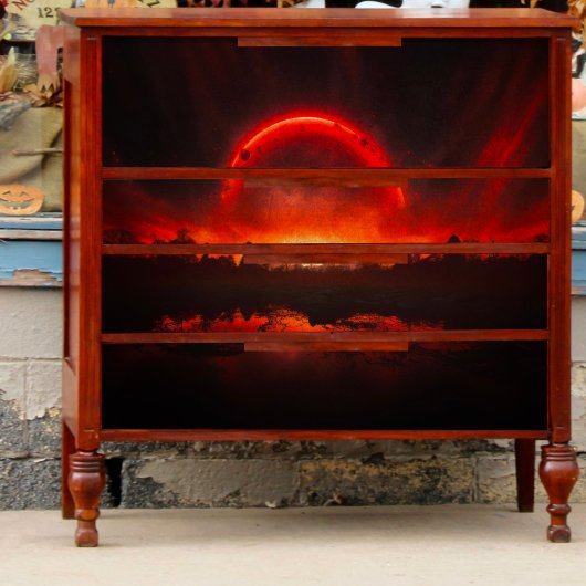 赤い惑星の切り離し 薄葉紙