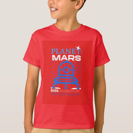 赤い惑星の火星の未来 Tシャツ (正面)