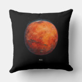 赤い惑星：火星水色 クッション (裏面)