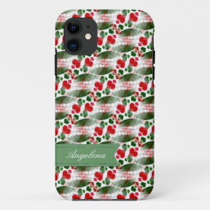 赤い愛かわいらしのハートパターンiPhone 5ケース iPhone 11 ケース
