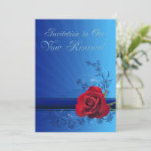 赤い愛のバラと更新招待を誓う 招待状 (スタンド正面)