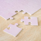 赤い愛の文字はっきりしたの文字水色 ジグソーパズル (側面)