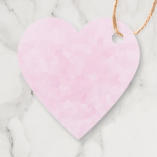 赤い愛の文字はっきりしたの文字水色 フェイバータグ (裏面)