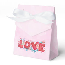 赤い愛の文字はっきりしたの文字水色