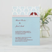 赤い愛鳥及び青い招待状 招待状 (スタンド正面)