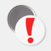 赤い感嘆符 マグネット (正面/裏面)