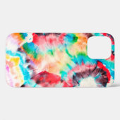 赤い懸命グランジ。絞り文様ゴールデンブラシグラ Case-Mate iPhoneケース (裏面 (横))