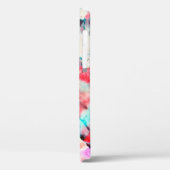 赤い懸命グランジ。絞り文様ゴールデンブラシグラ Case-Mate iPhoneケース (裏面 / 左)