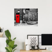 赤い扉 ポスター (ホームオフィス)