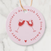 赤い手で描かれたガレンティンの日 フェイバータグ (正面)