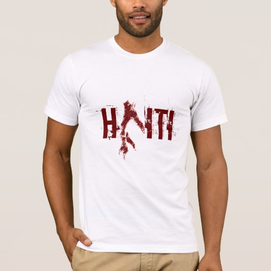 赤い手3ue7、H   ITI Tシャツ (正面)