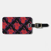 赤い打楽器 ラゲッジタグ (正面横)