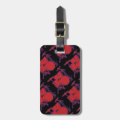 赤い打楽器 ラゲッジタグ (正面縦)