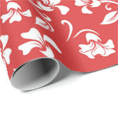 赤い抽象芸術パターン紙 ラッピングペーパー (ロールコーナー)