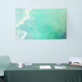 赤い抽象芸術絵画のパターン 横断幕 (トレードショー)