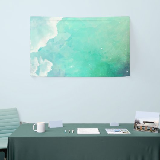 赤い抽象芸術絵画のパターン 横断幕 (トレードショー)