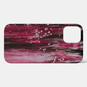 赤い抽象芸術絵画の Case-Mate iPhoneケース (裏面 (横))