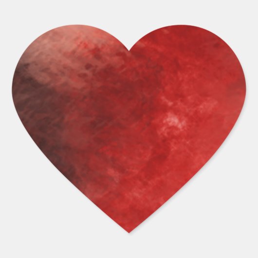 赤い抽象芸術4.1 ハートシール (正面)